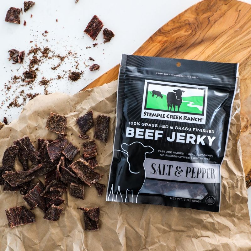 Beef Jerky (Low-Sodium, Grass-Fed)