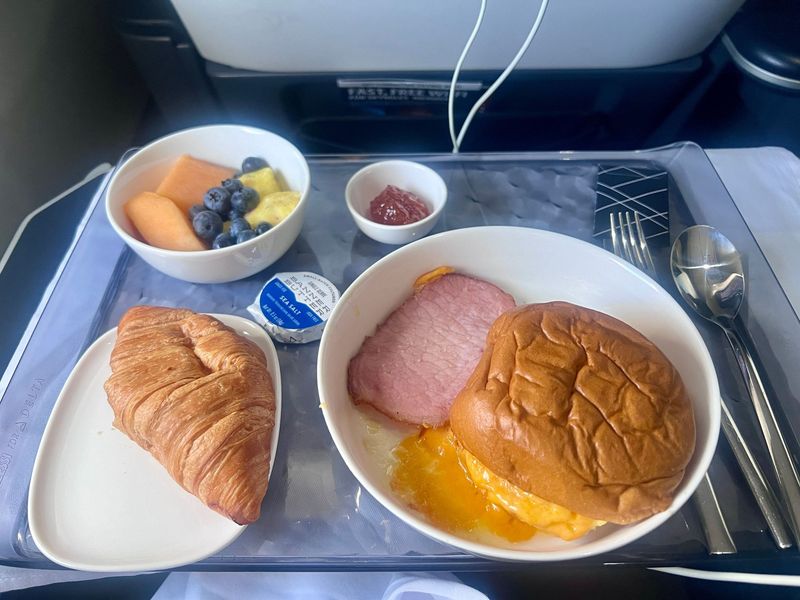 Cold Ham and “Cheese” Croissant