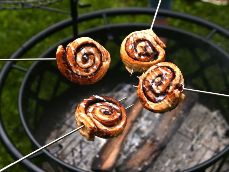 Campfire Cinnamon Rolls