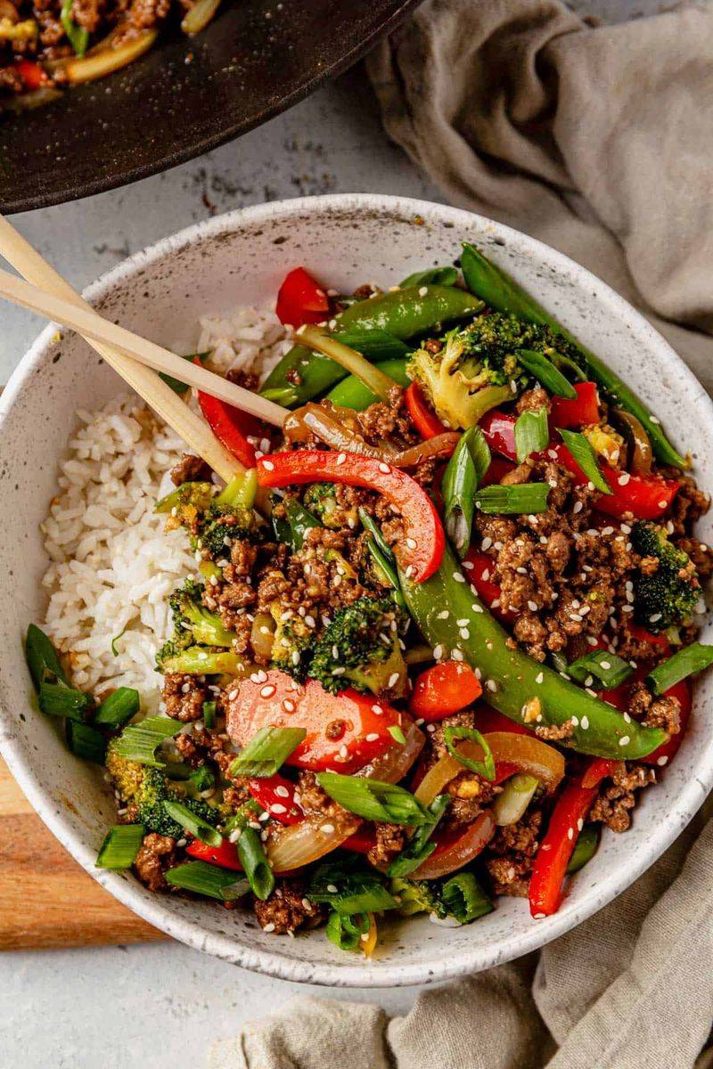 Ground Beef Stir-Fry