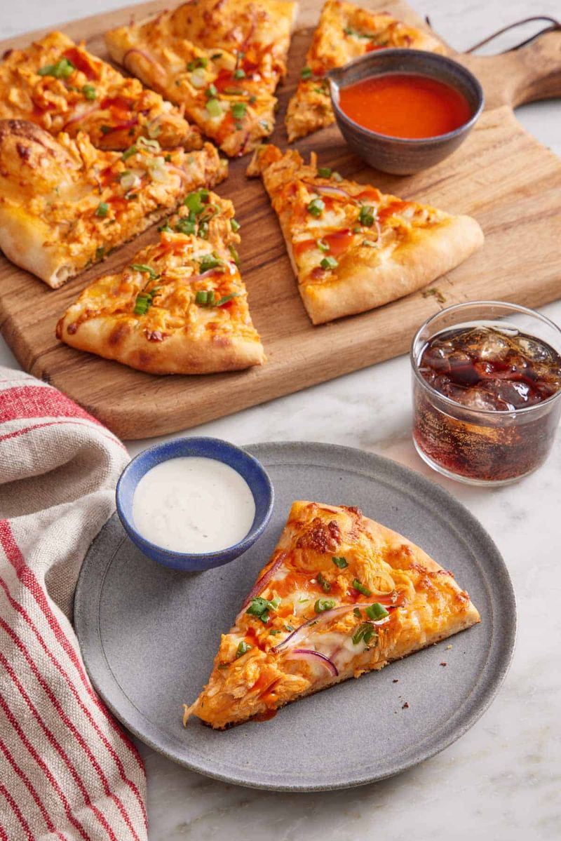 Buffalo Chicken Pizza (Bar-style or Fast Casual)