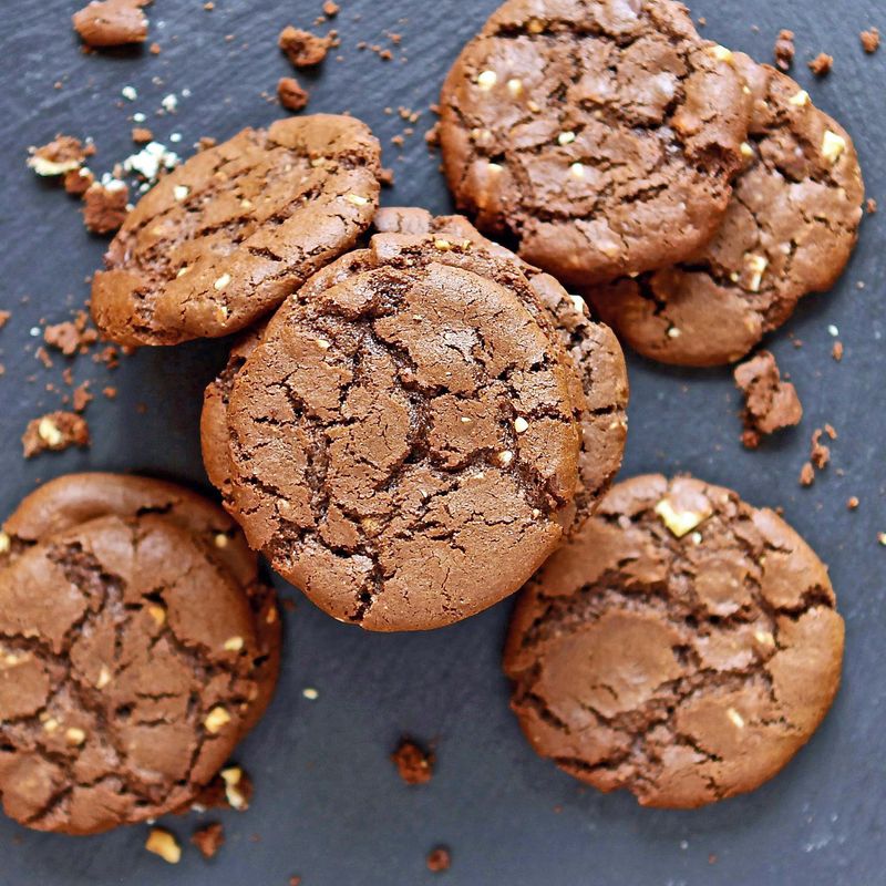 Flourless Chocolate Peanut Butter Cookies