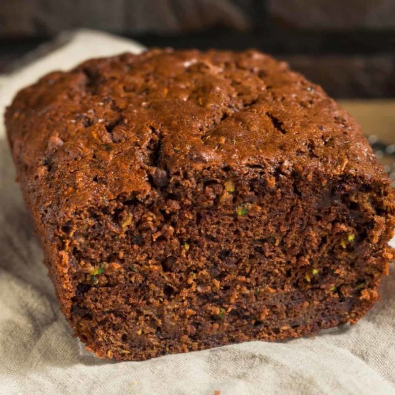 Zucchini Chocolate Cake with Coconut Flour