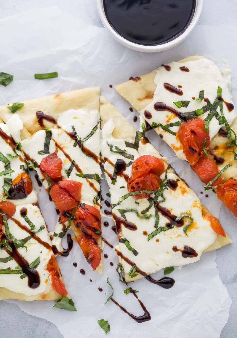 Balsamic Glazed Caprese Pizza