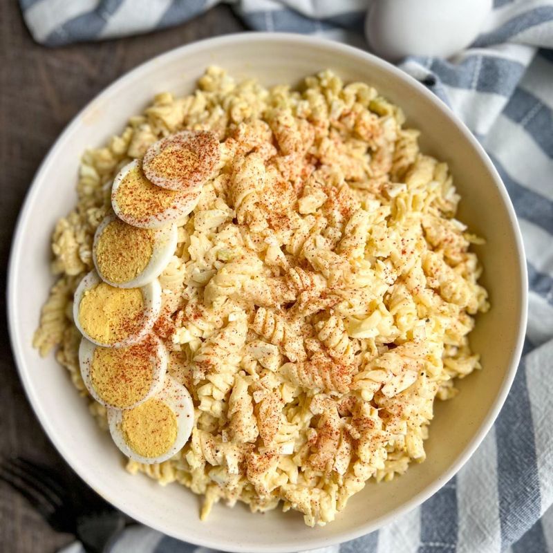 Deviled Egg Pasta Salad