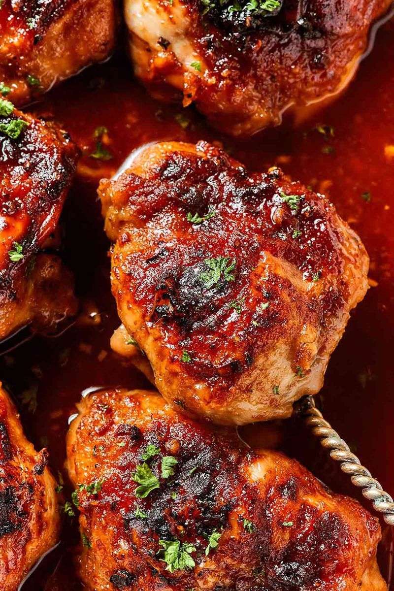 Honey Garlic Chicken Thighs