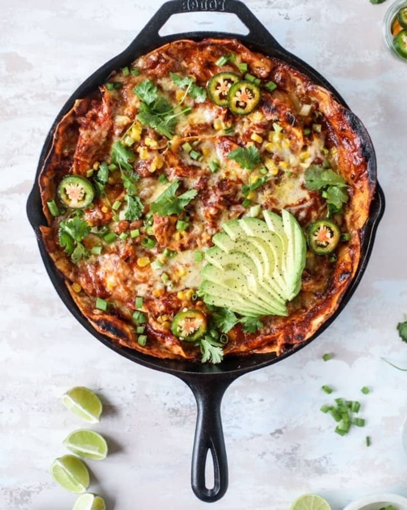 Chicken Enchilada Skillet
