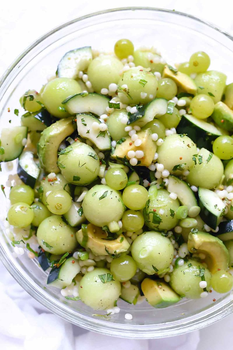 Couscous Salad with Grapes & Herbs