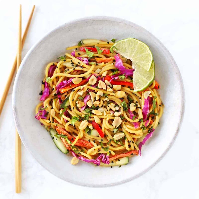 Thai Peanut Noodle Salad