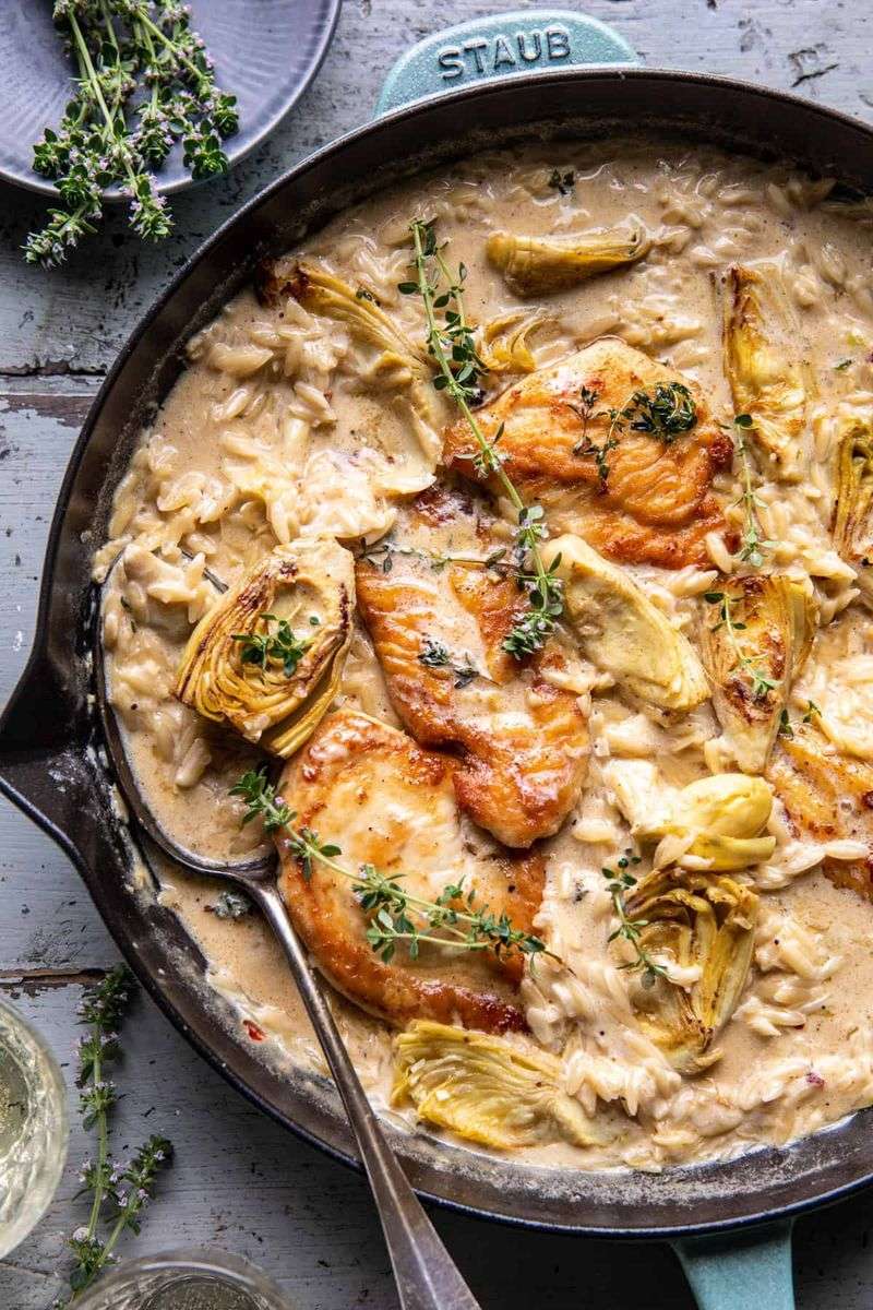 Chicken & Artichoke Skillet