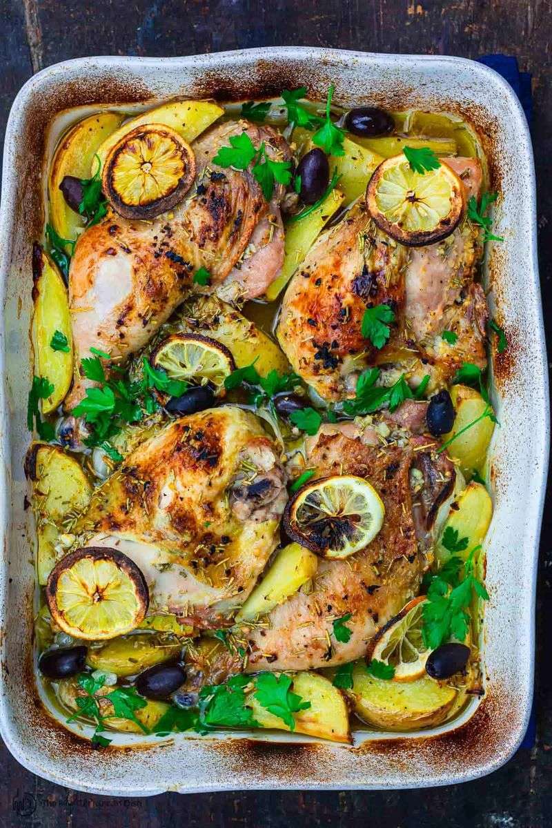 Greek Chicken with Lemon and Oregano
