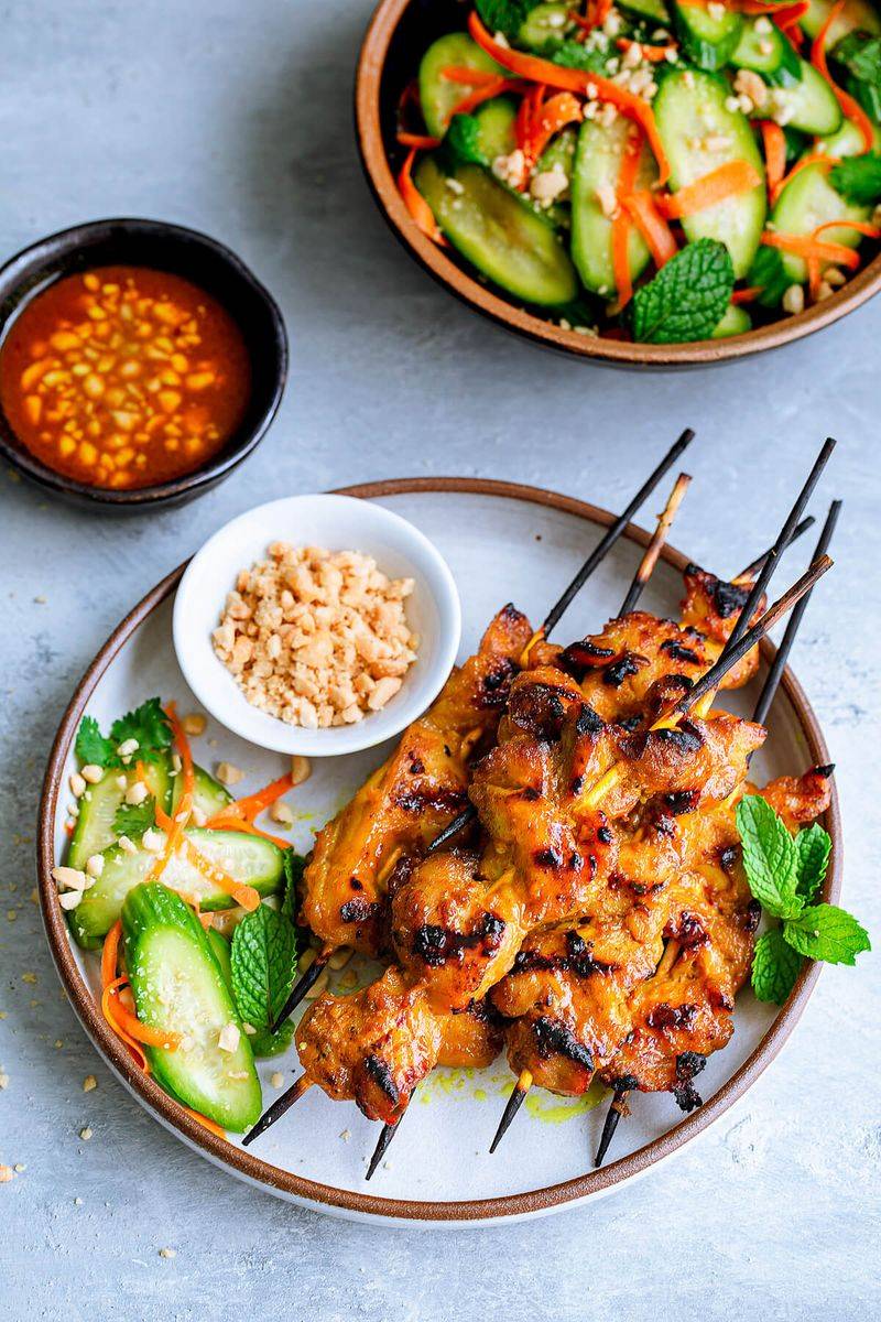 Street-Style Chicken Skewers