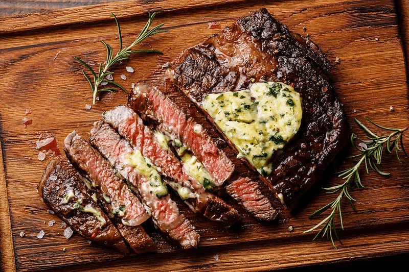 Ribeye with Compound Butter