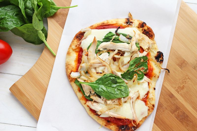 Chicken Flatbread Pizzas