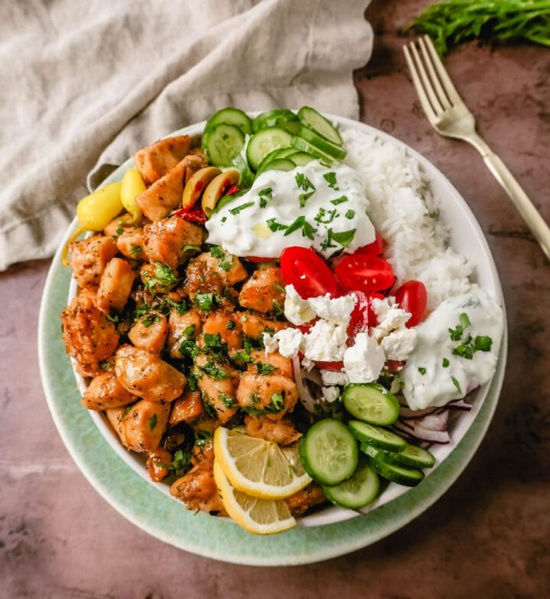 Greek Chicken Bowls