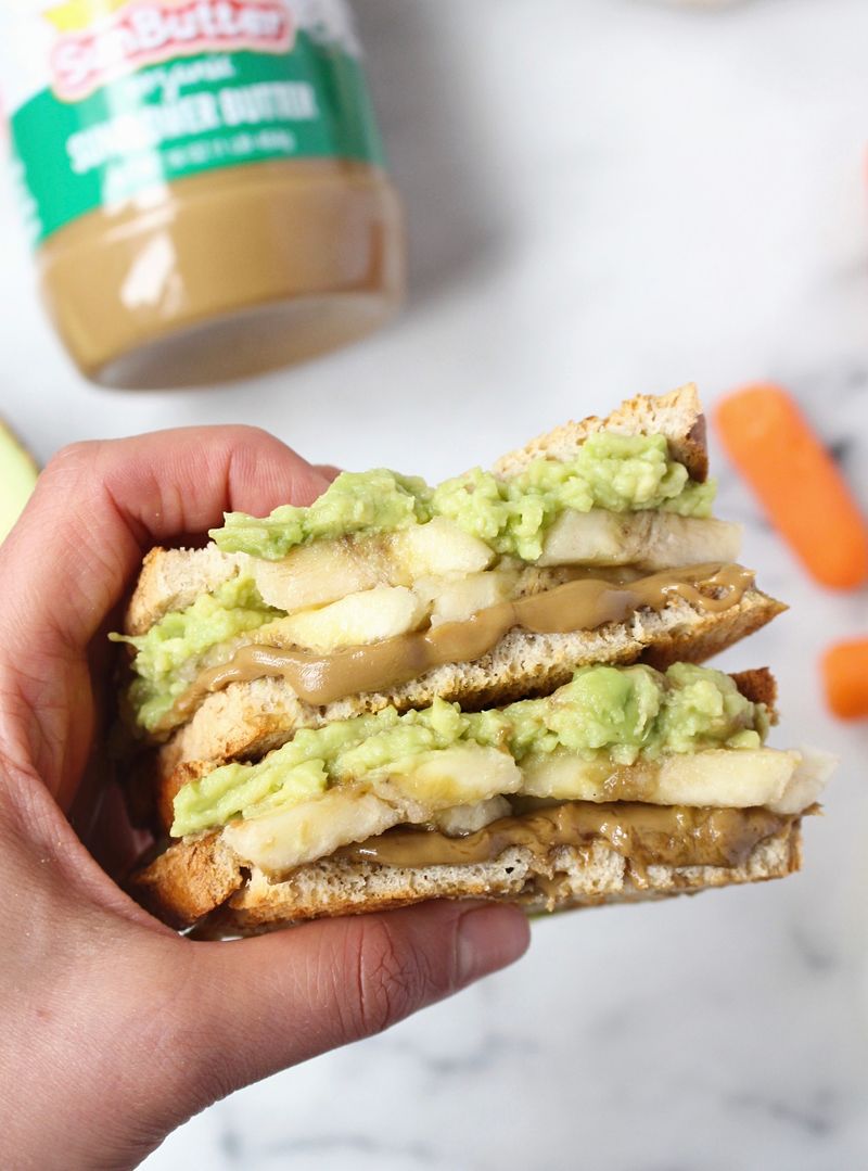 SunButter & Banana Sandwich