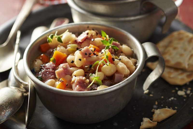 Navy Bean and Ham Soup