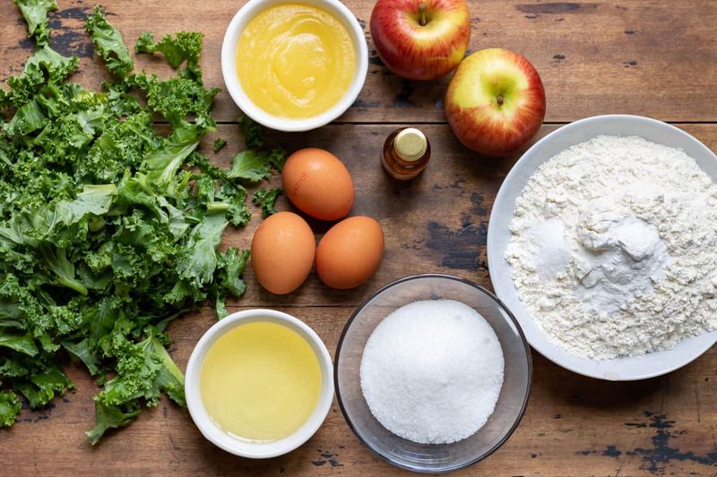 Kale Apple Crumble
