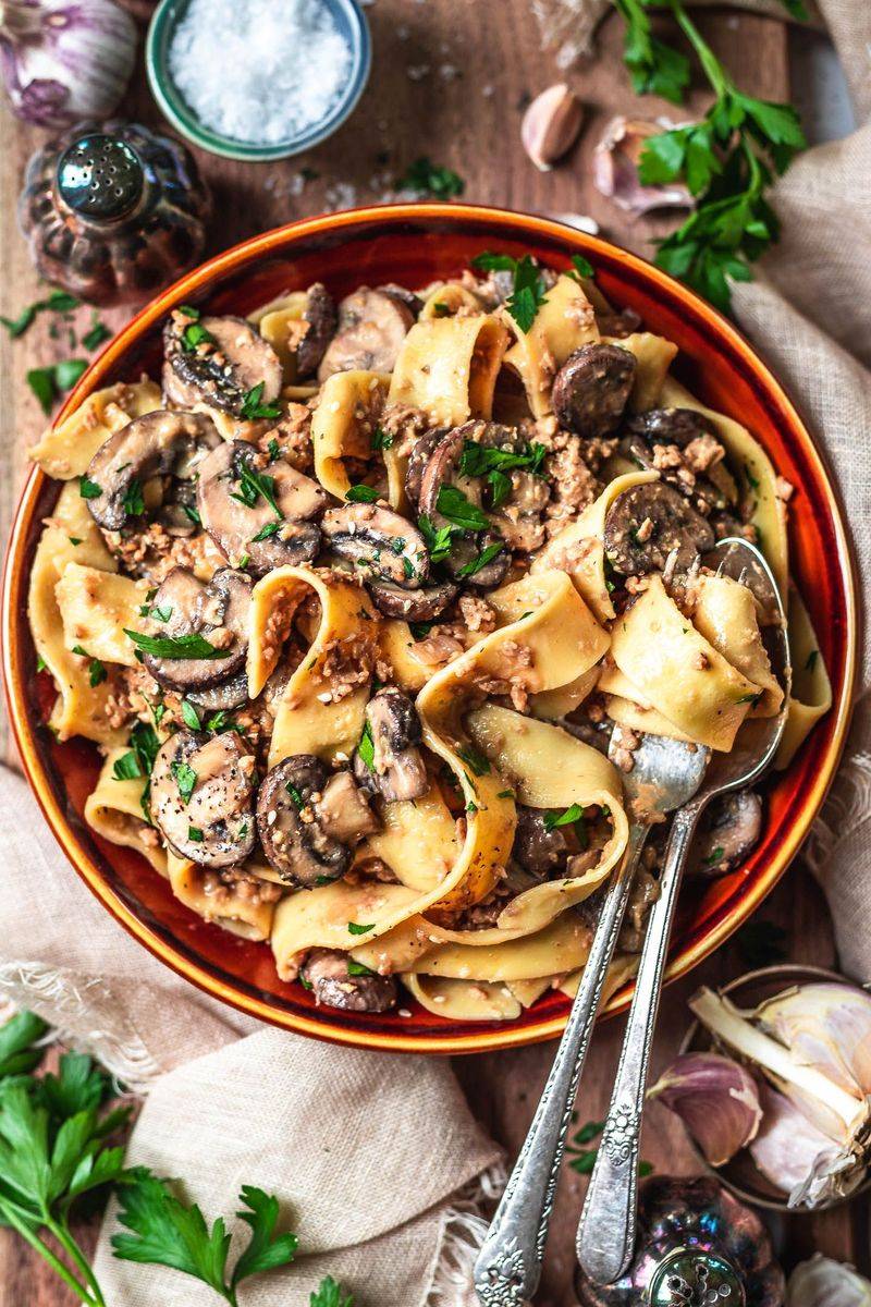 Mushroom Stroganoff