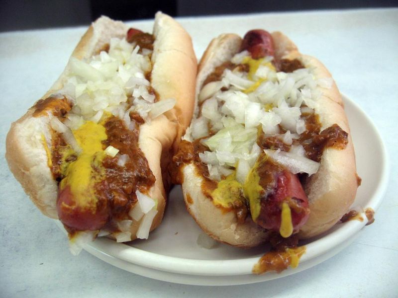 Coney Dog from Lafayette Coney Island in Detroit, MI