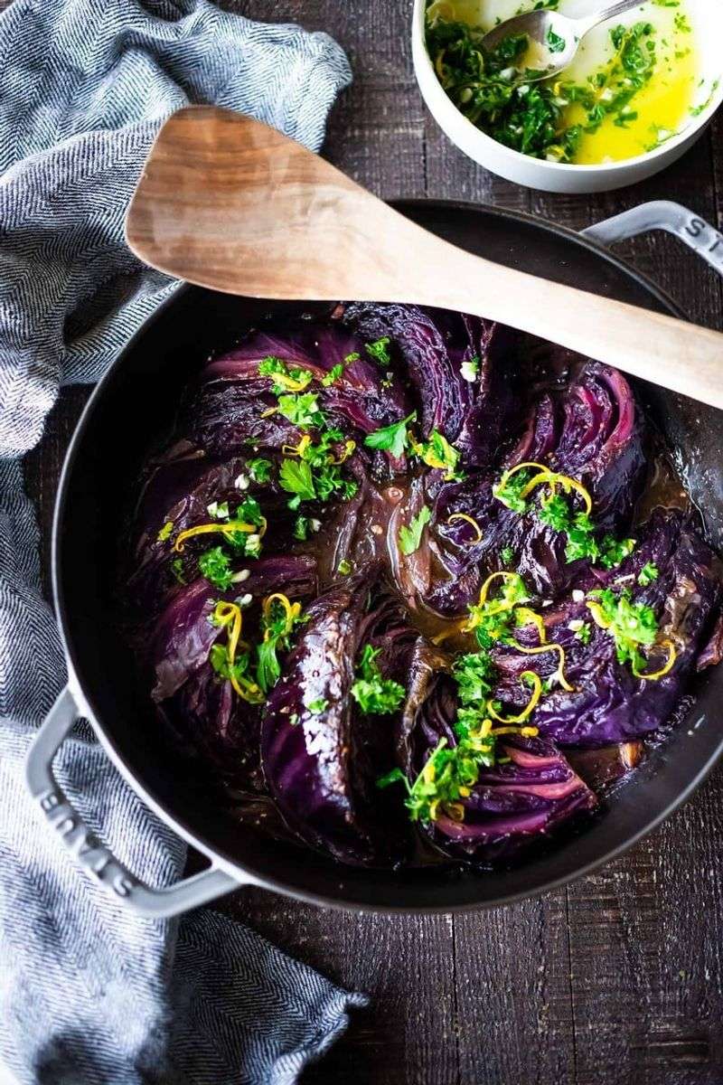Braised Cabbage or Collard Greens