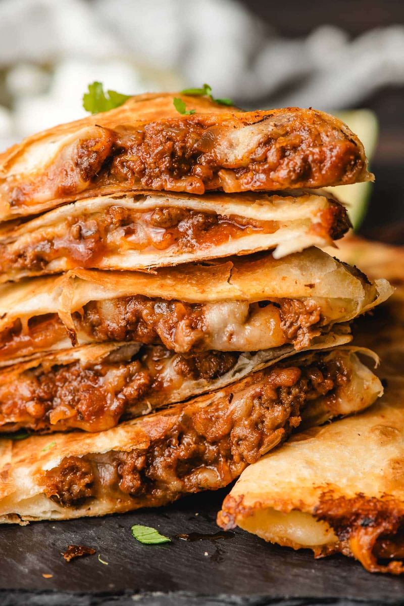 Ground Beef Quesadillas