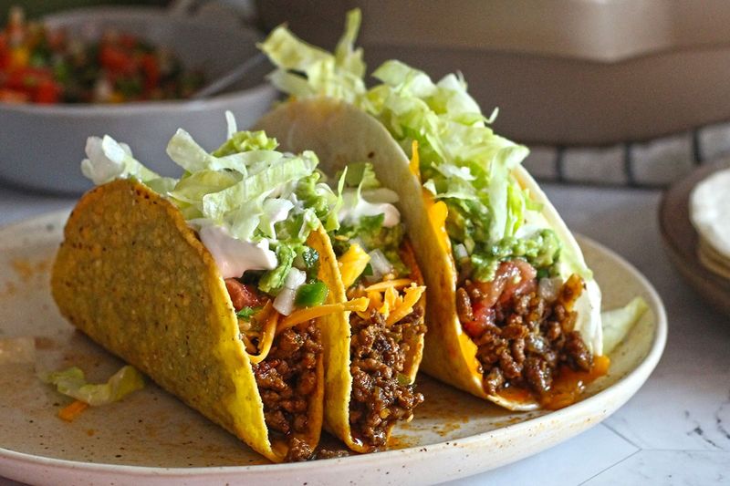 Ground Beef Tacos (Hard Shell)