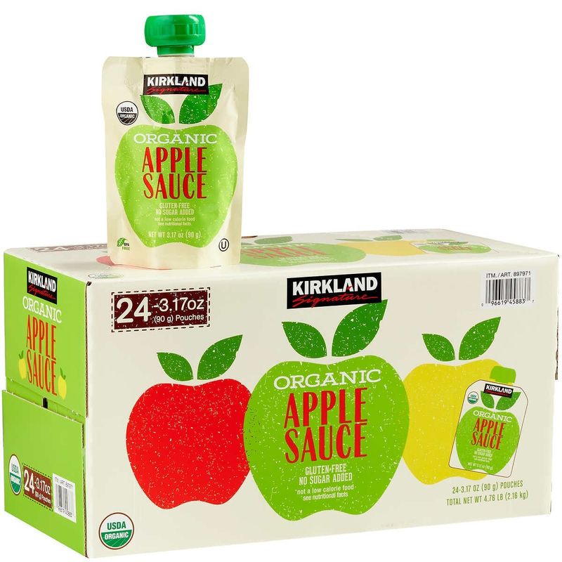 Organic Apple Sauce Pouches