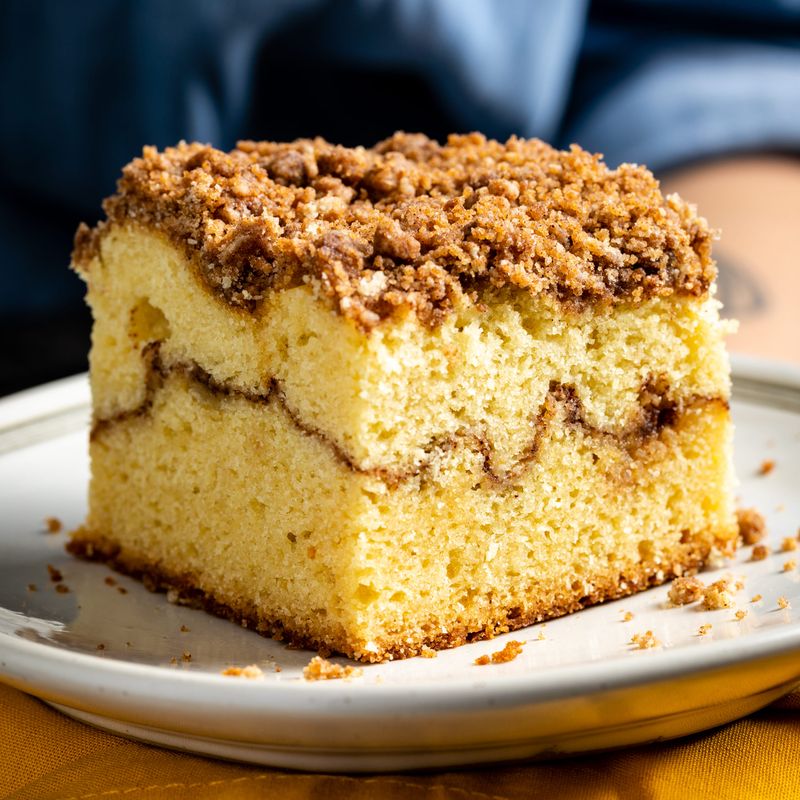 Cinnamon Coffee Cake with Crumb Topping Fail