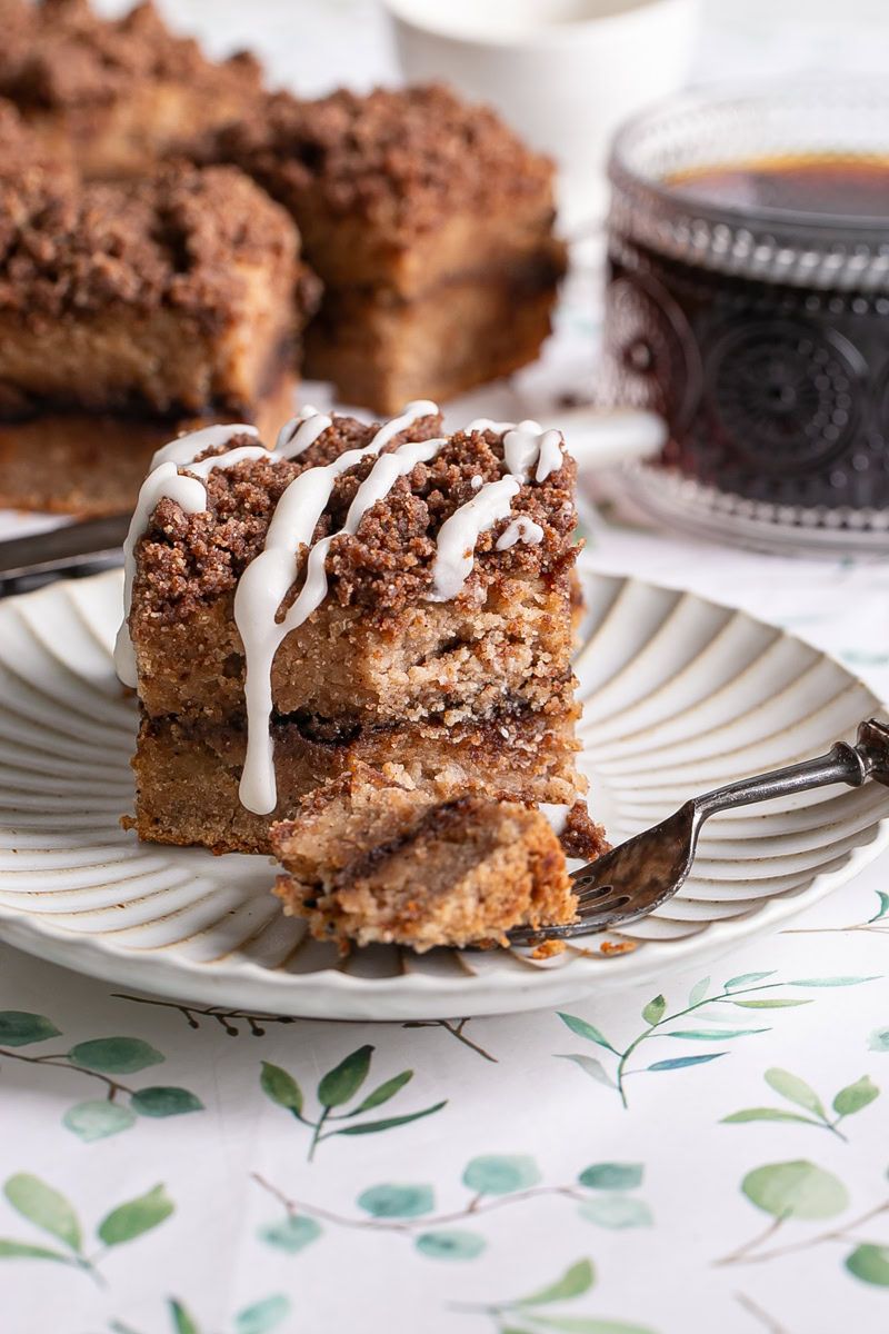 Almond Flour Cinnamon Coffee Cake