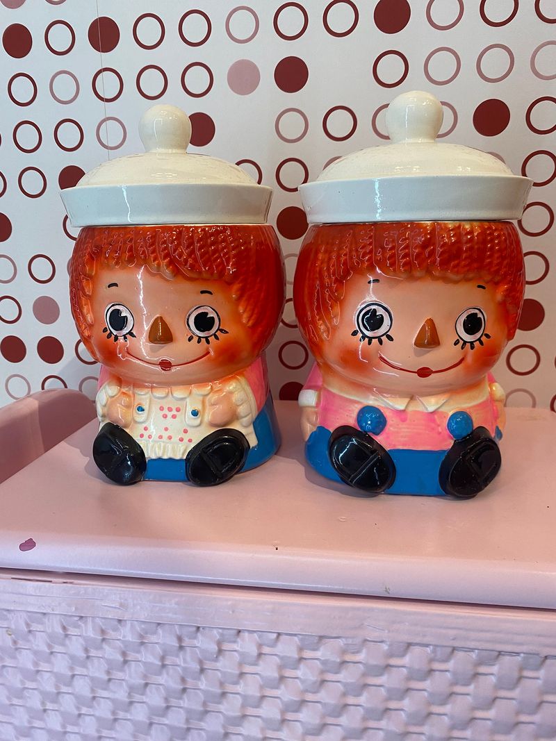 Raggedy Ann & Andy Jars