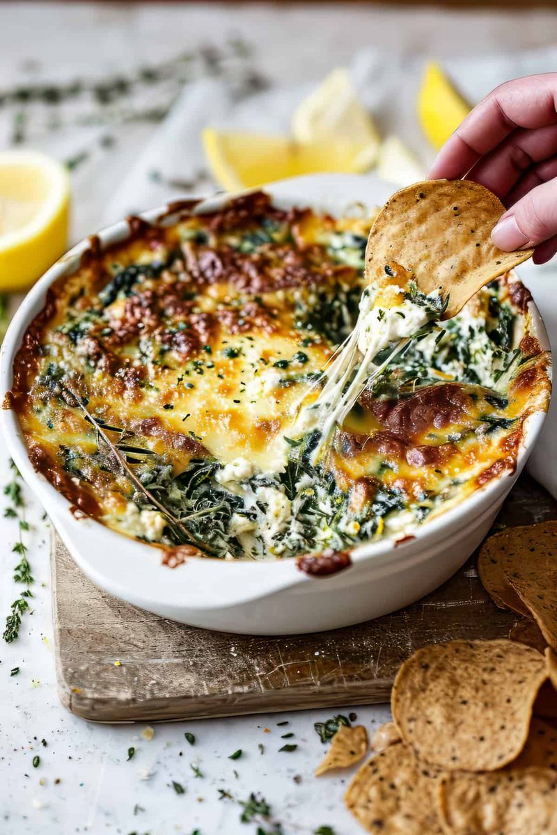 Hot Spinach Artichoke Dip