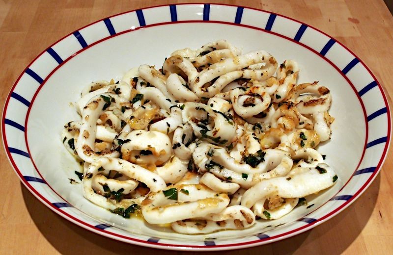 Garlic Butter Calamari