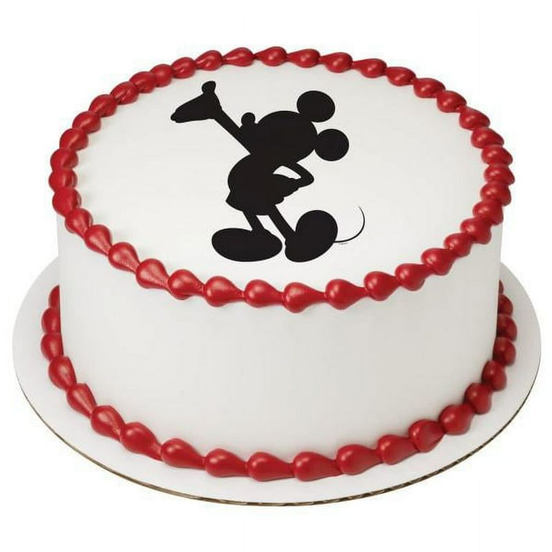 Mickey Ears Silhouette Cake