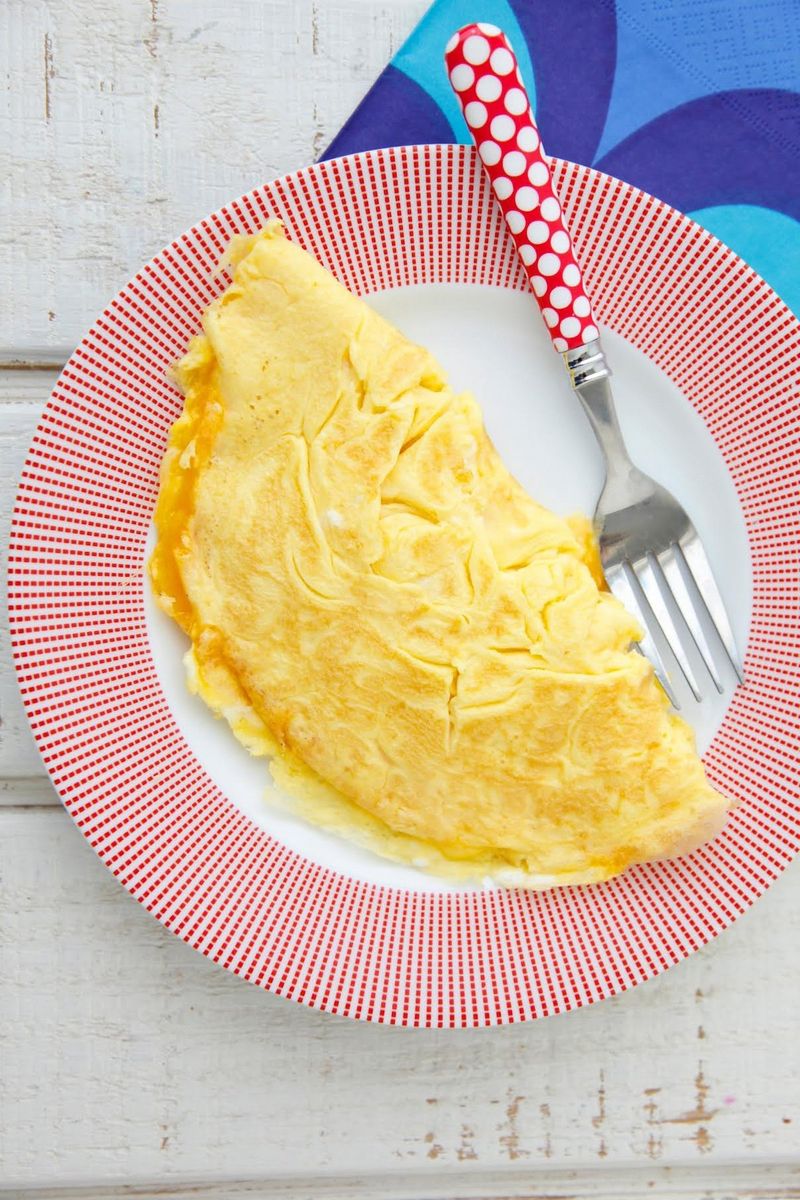 Omelets with Just Cheese