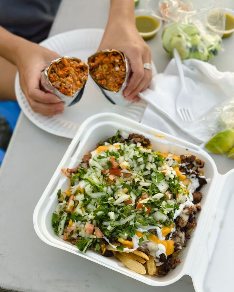 Carne Asada Tacos from Leo’s Taco Truck in Los Angeles, CA