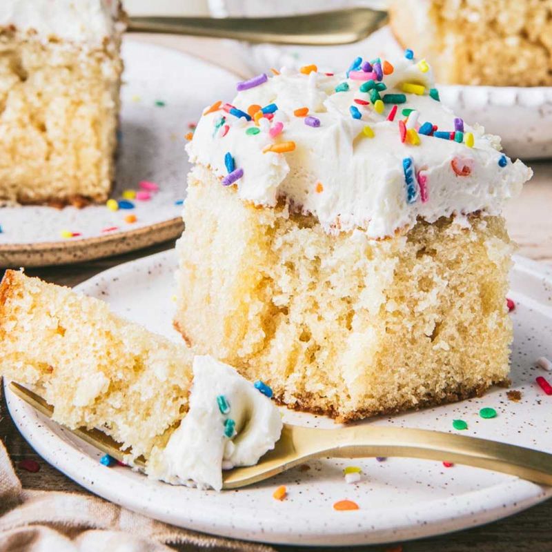 Vanilla Buttermilk Sheet Cake