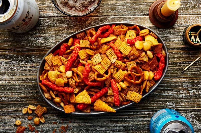 Chex Party Mix (But Spicy)