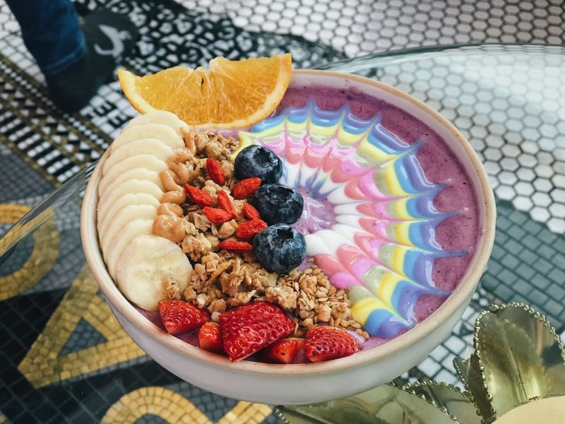 Rainbow Smoothie Bowls