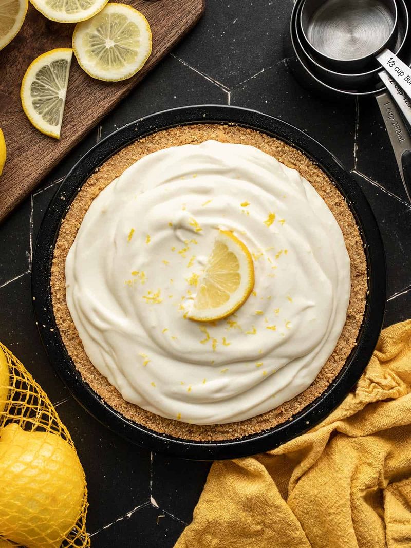Lemon Cream Pie with Store-Bought Crust