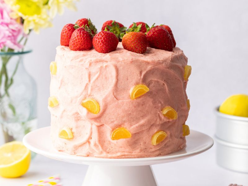 Strawberry Lemonade Cake
