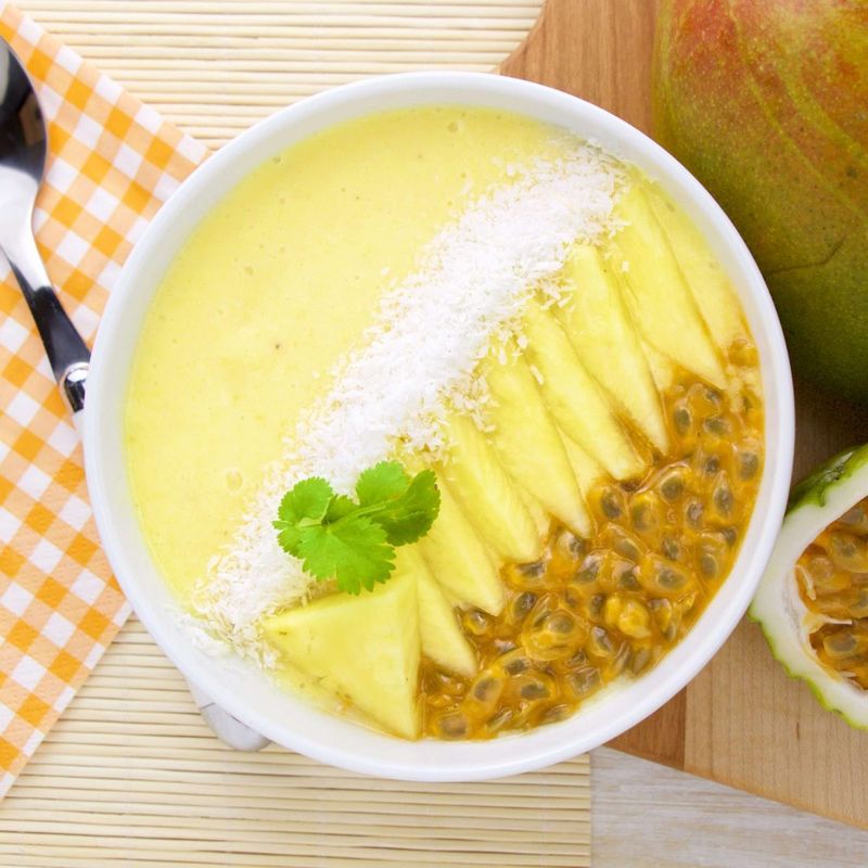 Passion Fruit Smoothie Bowls