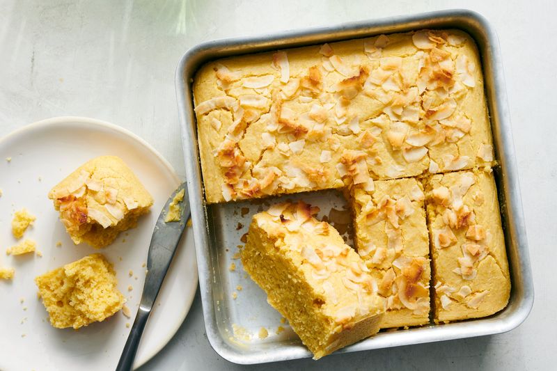 Sweet Coconut Cornbread