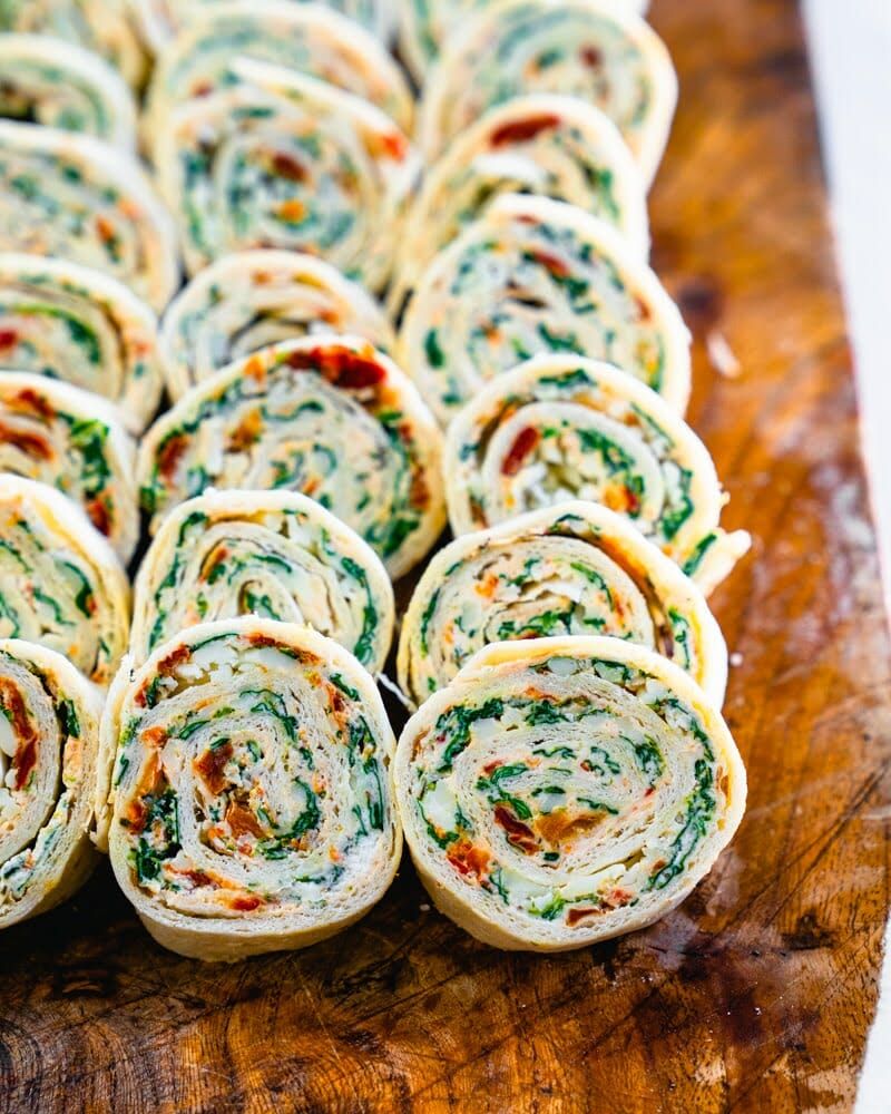Spinach & Artichoke Pinwheels