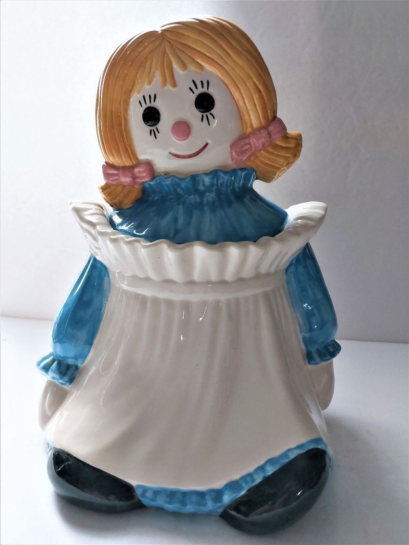 Rag Doll Girl Jar
