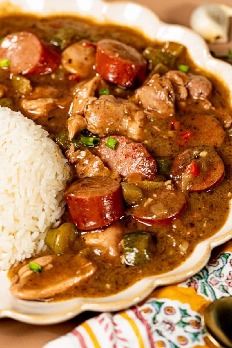 Chicken and Andouille Sausage Gumbo