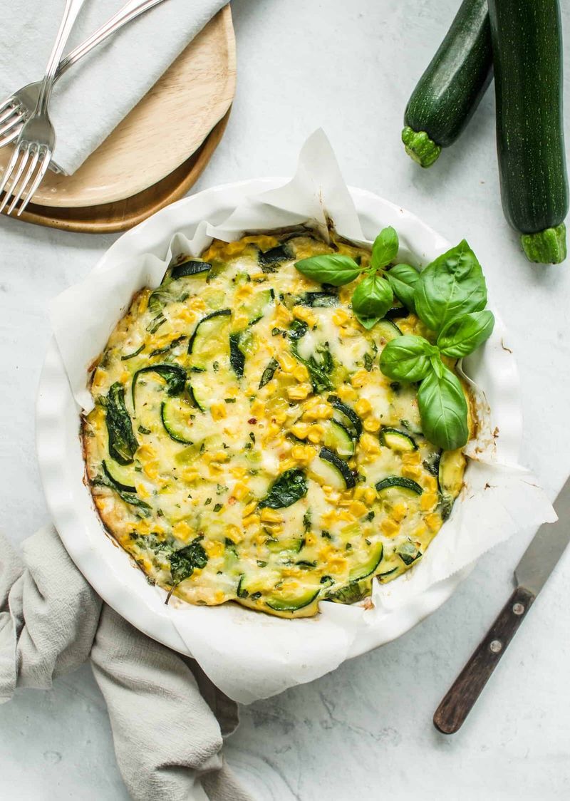 Corn and Spinach Frittata