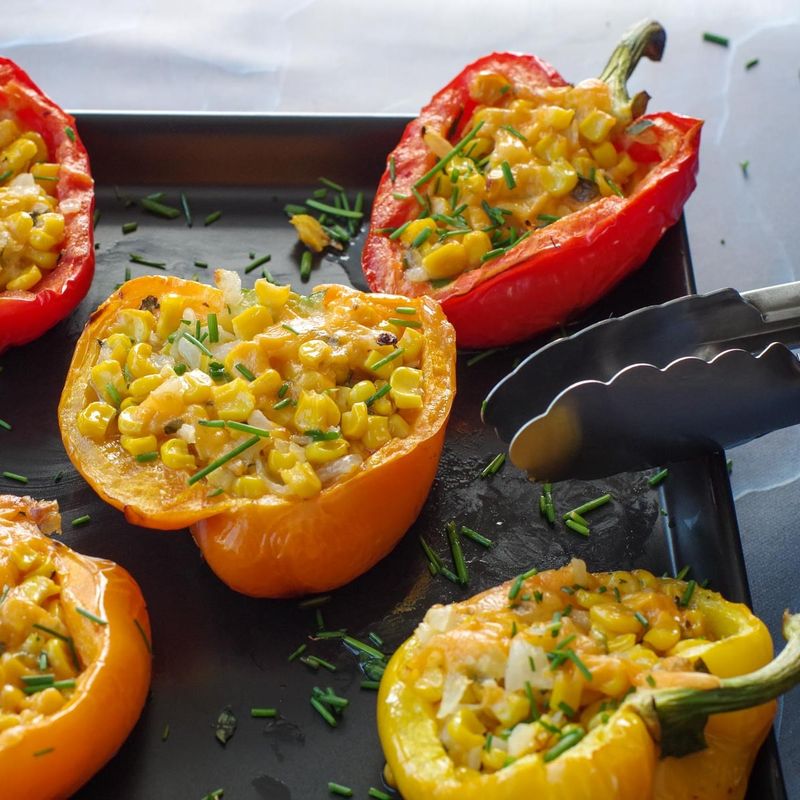 Corn-Stuffed Peppers