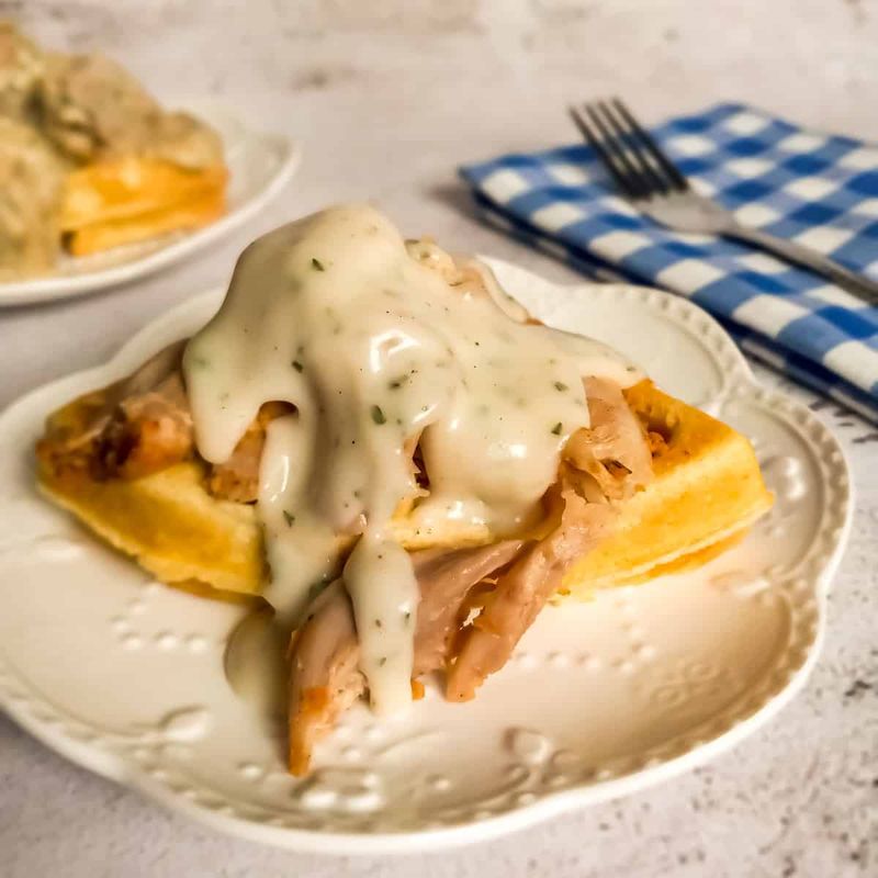 Dutch Chicken and Waffles (with Gravy)