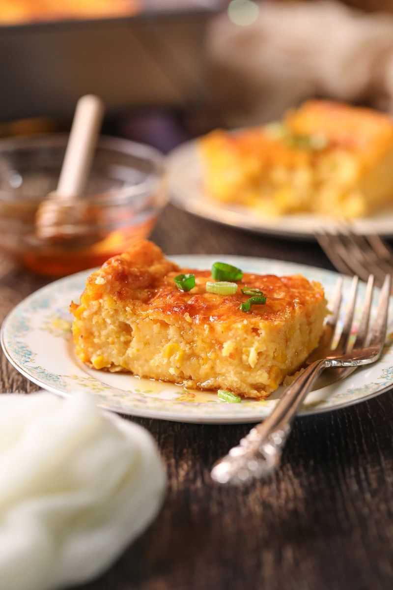 Cheesy Corn Breakfast Casserole